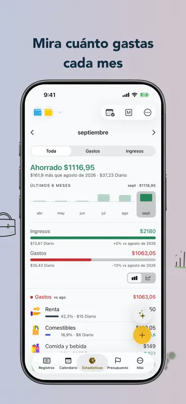 Money Tracker: Control Gastos screenshot 4 of 8