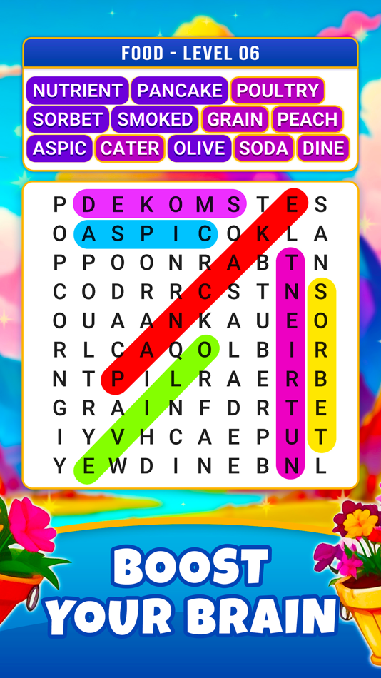 #2. Word Search: Find Hidden Word (iOS) 来自: Nirav Gabani