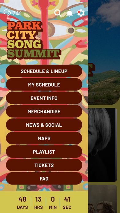 Park City Song Summit Screenshot