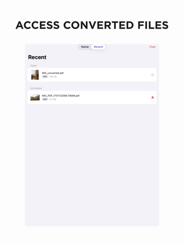 Photo to PDF Convert - Scanner iPad screenshot