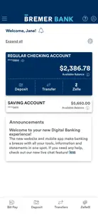 Bremer Bank Mobile screenshot #2 for iPhone