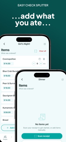 Easy Check Splitter iPhone screenshot