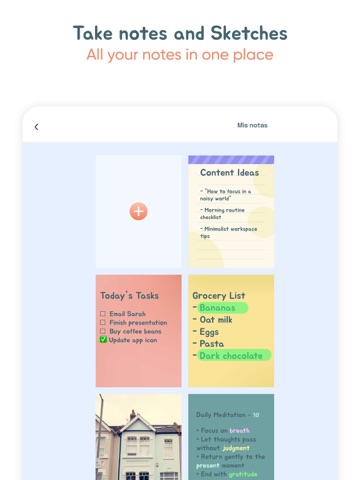 Quick block notes – sketches iPad screenshot