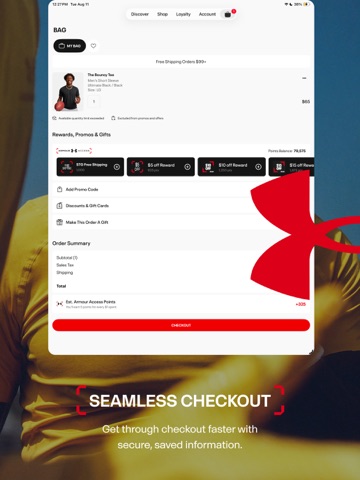 MFiT Shop UAT Screenshot 5