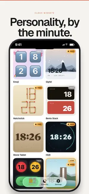 Clock Widgets: Flip & Digital screenshot 2