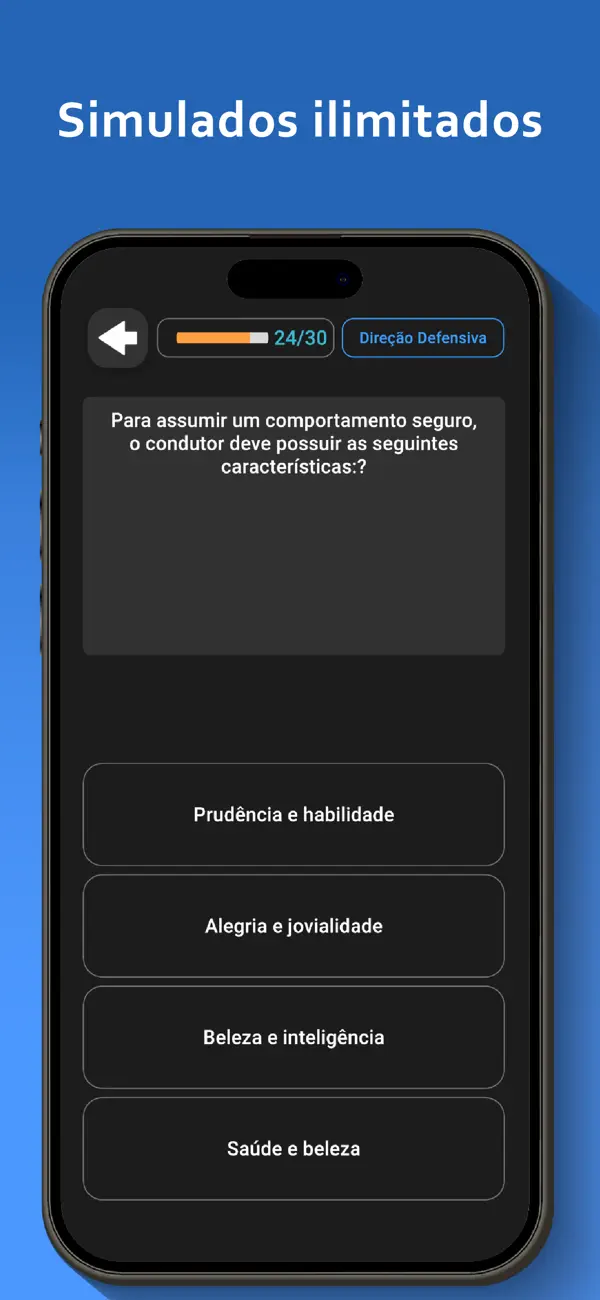 Screenshot #1 pour Qual é a placa? Simulado CNH
