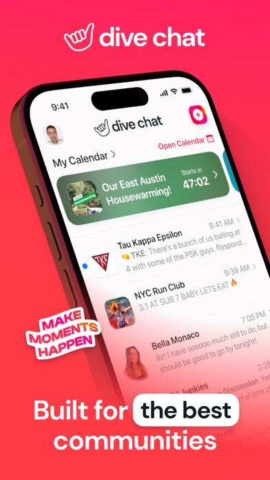 Dive Chat: Make Moments Happen Screenshot