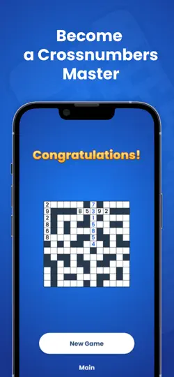 Captura de pantalla de Crossnumbers - Puzzle Games en iPhone 5