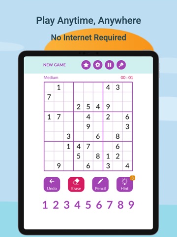 Sudoku Master : Brain Games iPad screenshot