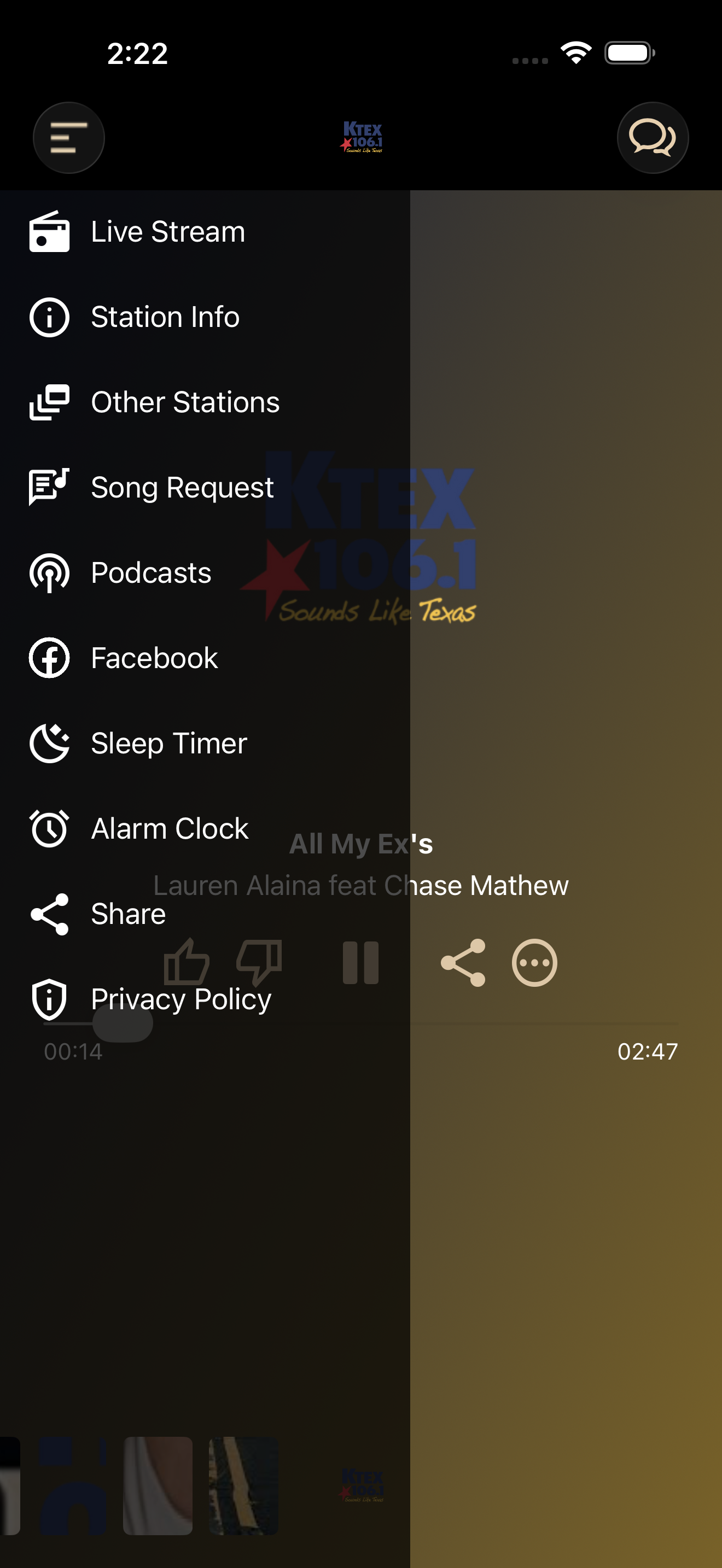 KTEX 106 Radio screenshot 4