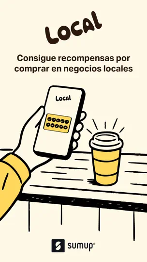 Captura de pantalla de SumUp Local en iPhone 1
