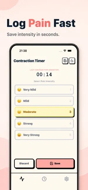 Contraction Timer: Labor Prep screenshot 3