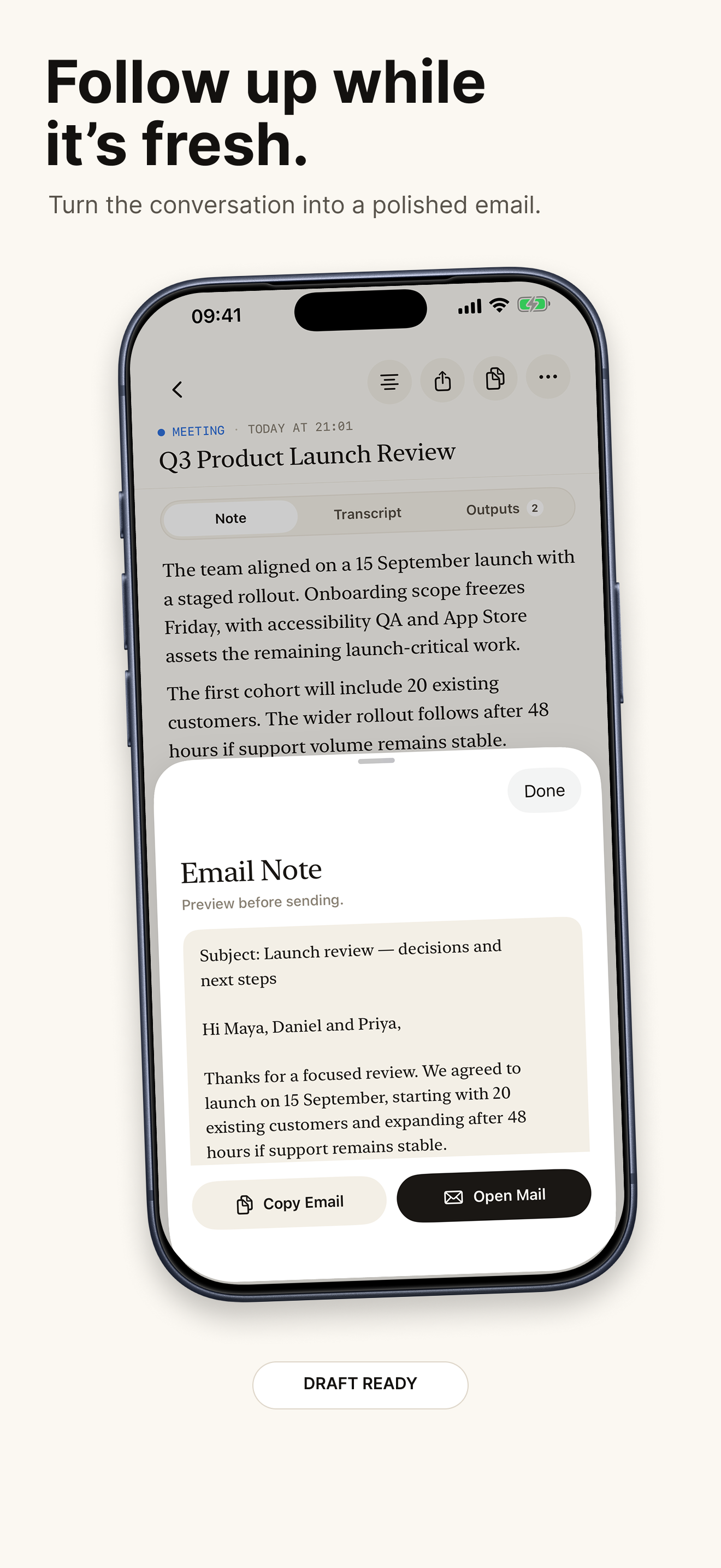 Telos Note: AI Meeting Notepad screenshot 5