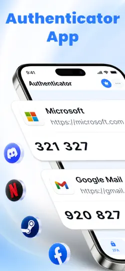 Screenshot von Authenticator App! auf dem iPhone 1