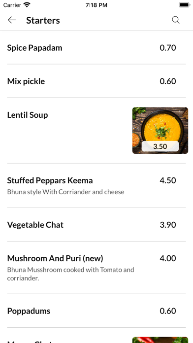 Ayaans Indian Takeaway. Screenshot