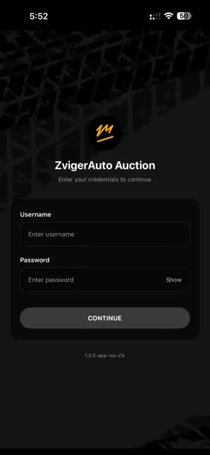 ZvigerAuto Auction screenshot 1