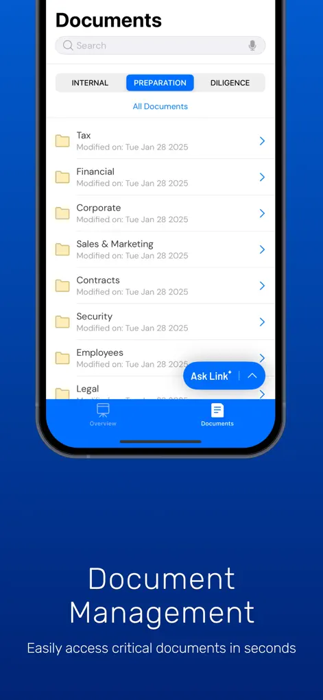 Intralinks DealCentre AI™ - Business App | MWM