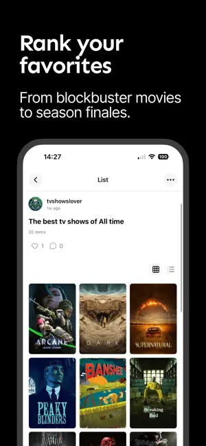 BingeBoxd: TV & Movie Tracker iPhone screenshot 5