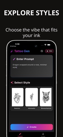 Tattoo AI: Maker & Creator Screenshot 4 of 5