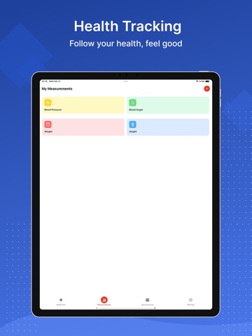 Health Tracker - Pill Reminder iPad screenshot