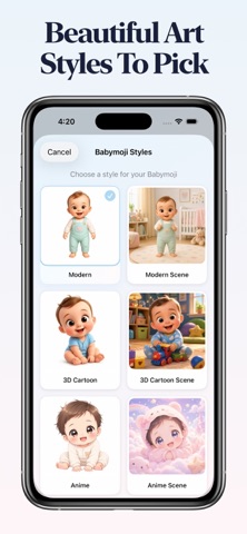 Babymoji - Baby Photo Art screenshot