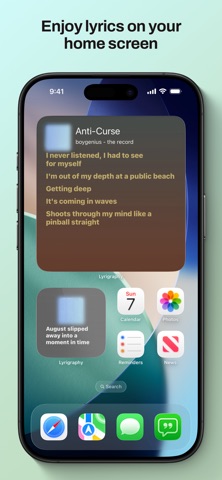 Lyrigraphy: Lyrics Art screenshot