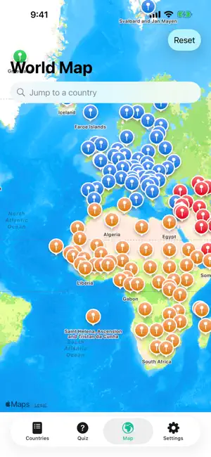 World Atlas Quiz screenshot 3