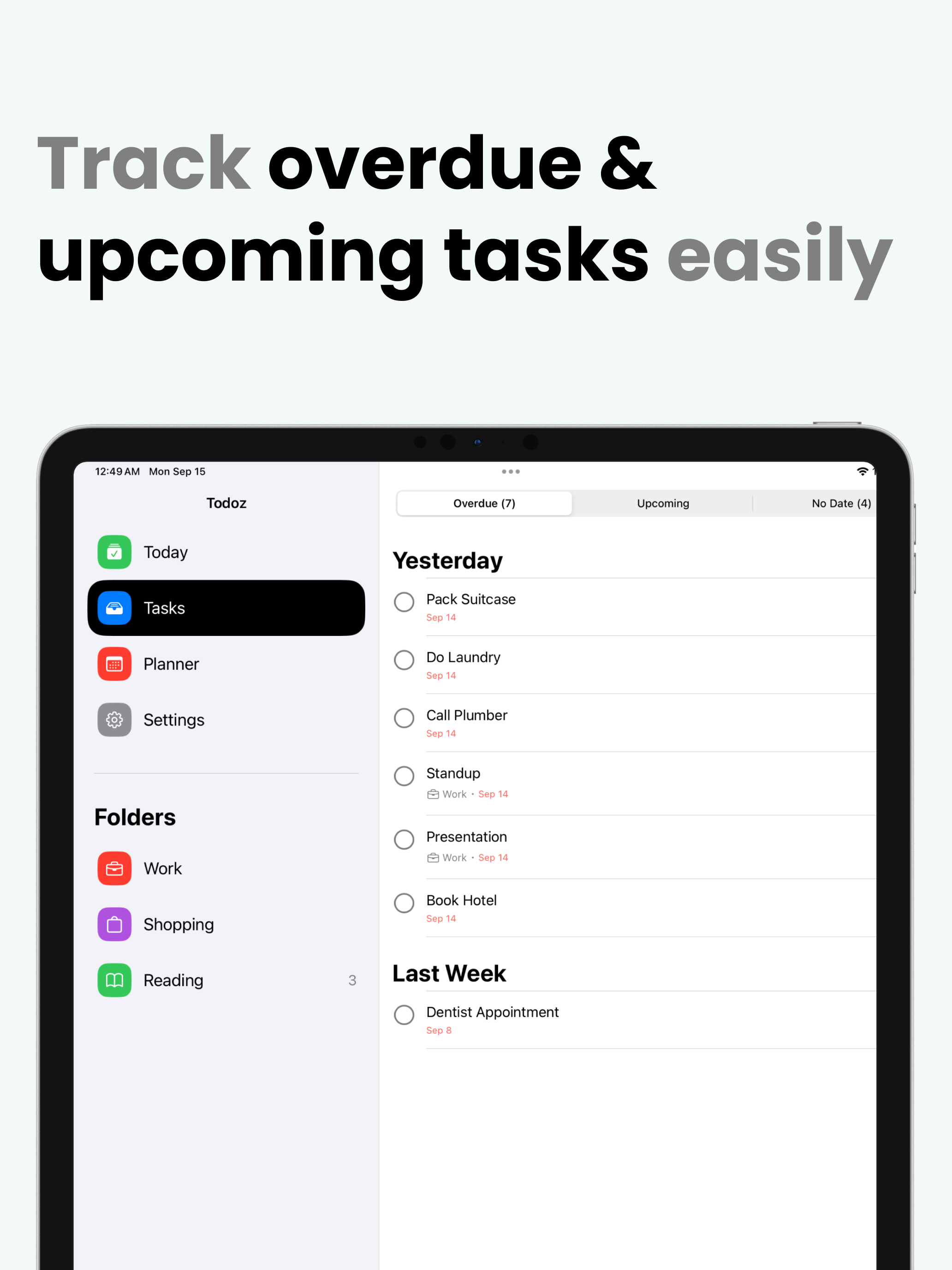 Weekly planner - Todoz screenshot 9