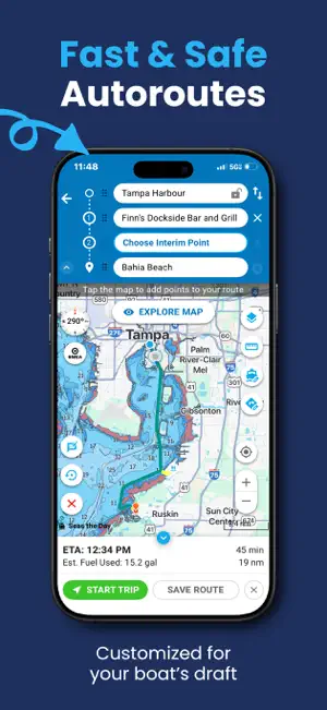 Argo Navigation: Boat GPS, Map screenshot 3