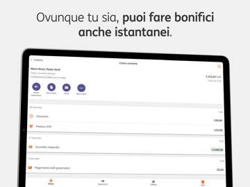 ING Italia - Banca Online iPad screenshot 5