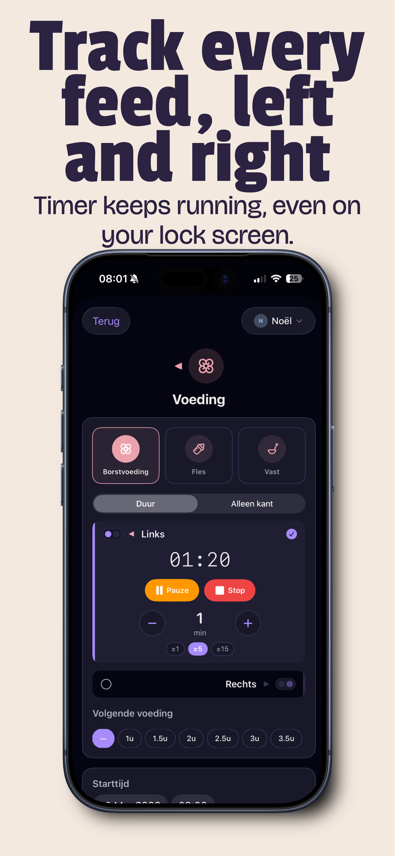 Baby Tracker & Log - BabyNoel screenshot 2