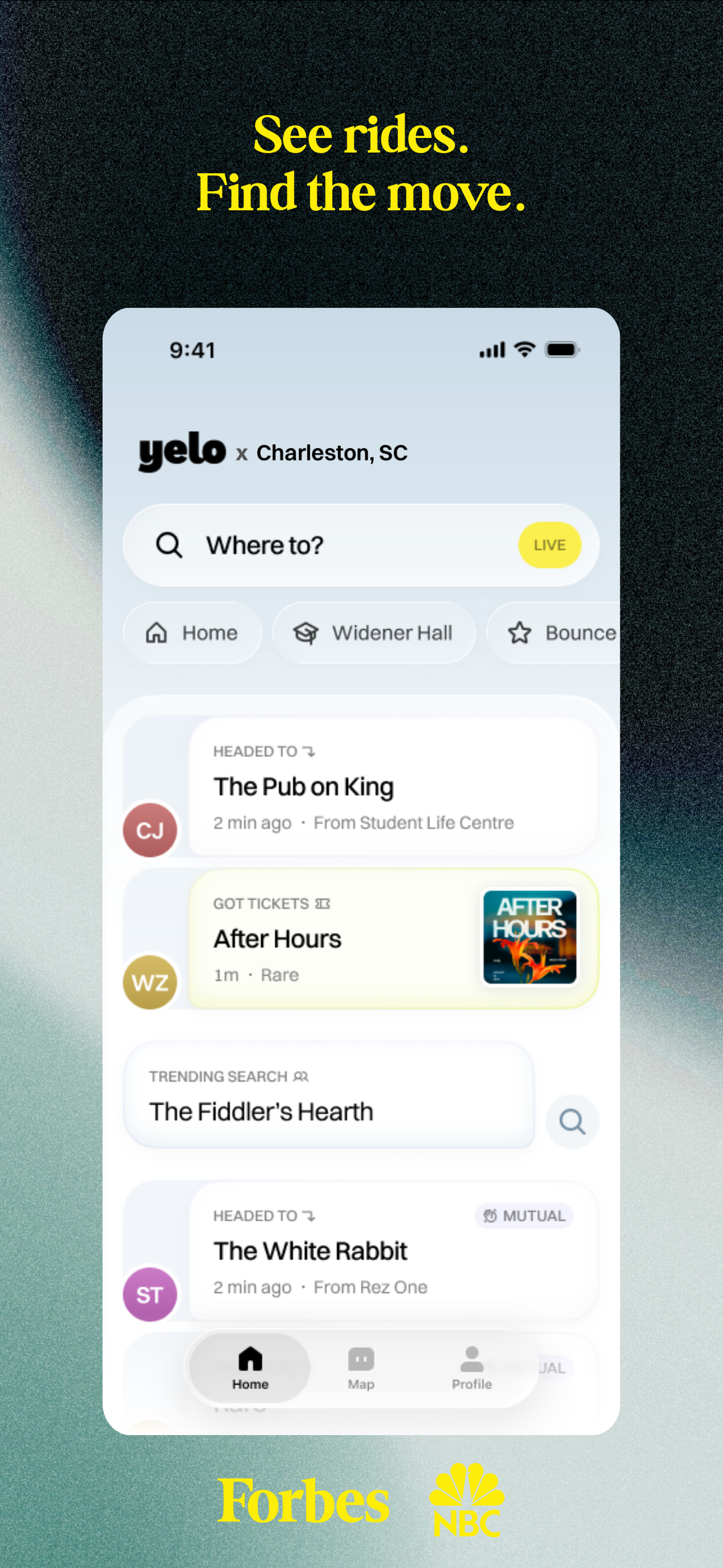 Yelo — Ride & Find Events