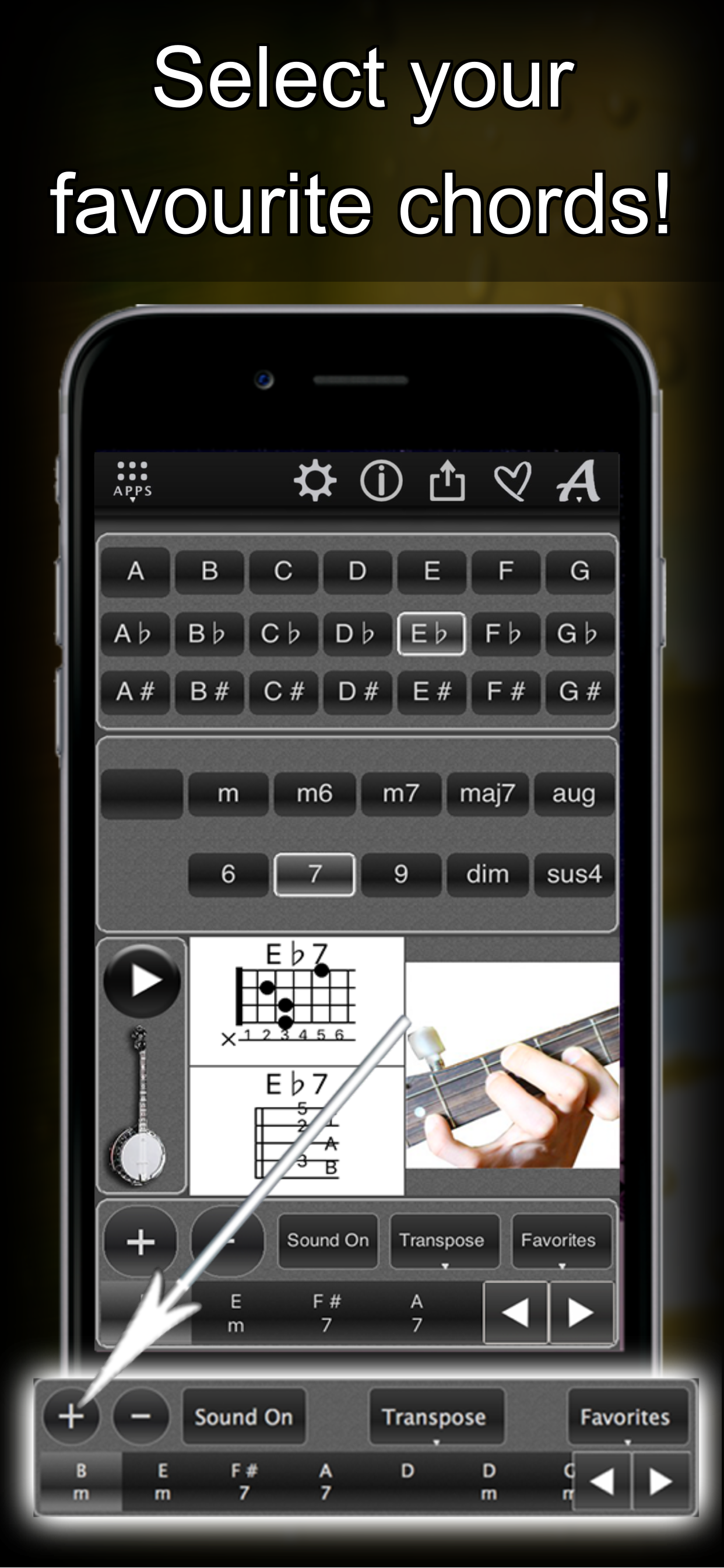 120 Banjo Chords