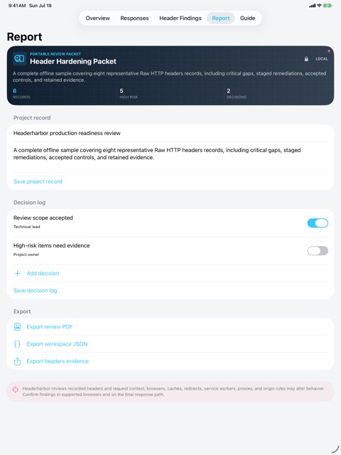 Headerharbor: Web Headers screenshot 8