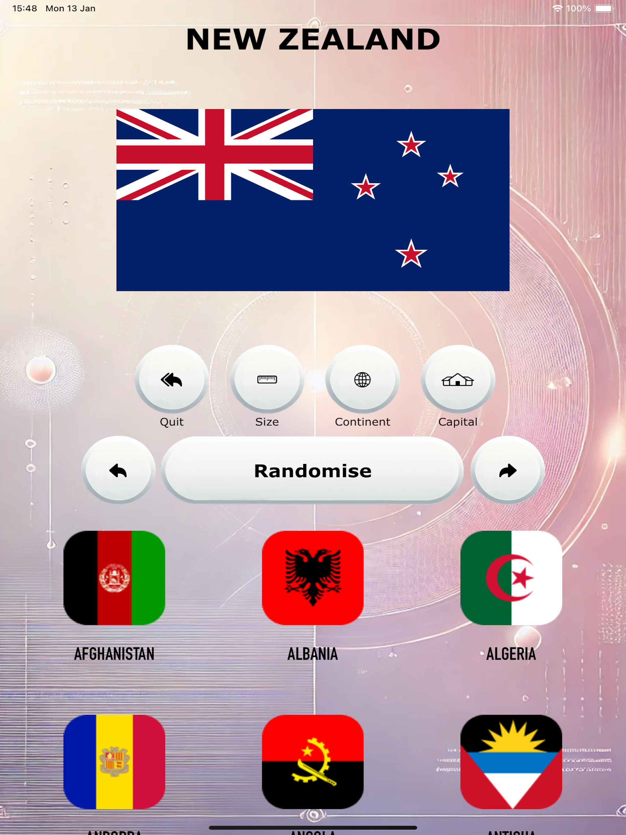 World Flags Quiz