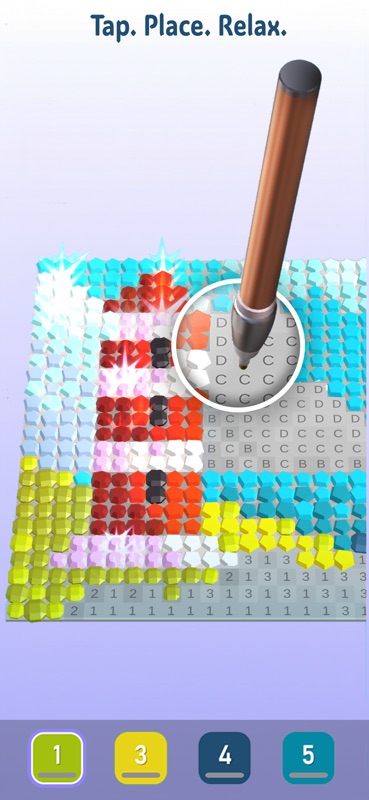 Diamond Painting ASMR Coloring screenshot 4