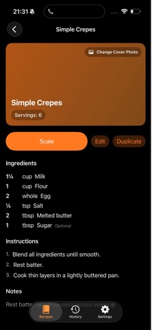 RecipeScale Screenshot 2 of 5