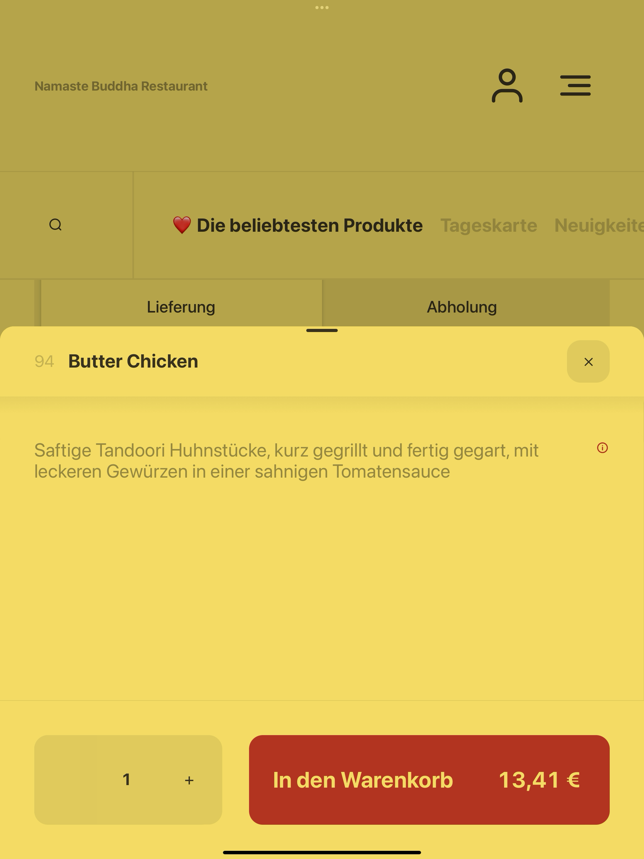 Namaste Buddha Restaurant screenshot 8