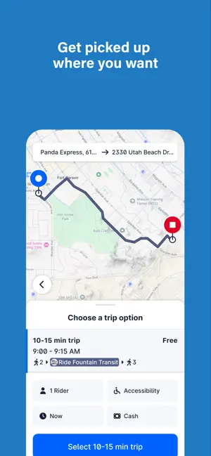Ride Fountain Transit screenshot 2
