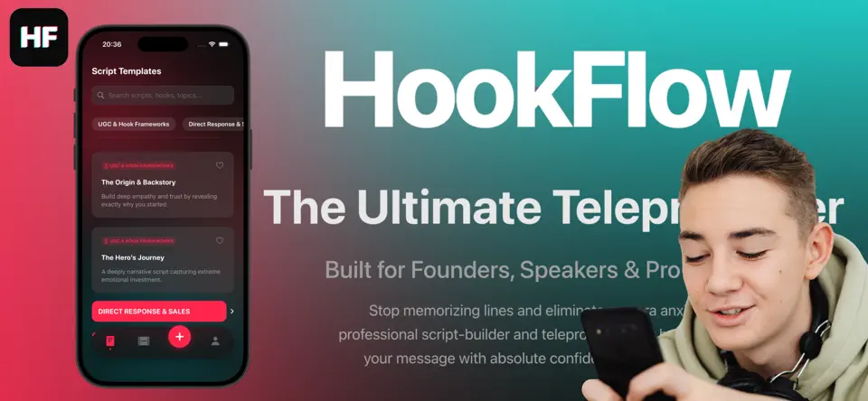 Capture d'écran de HOOKFLOW sur iPhone 4