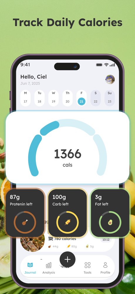 Kcaly: AI Calorie Tracker screenshot 1
