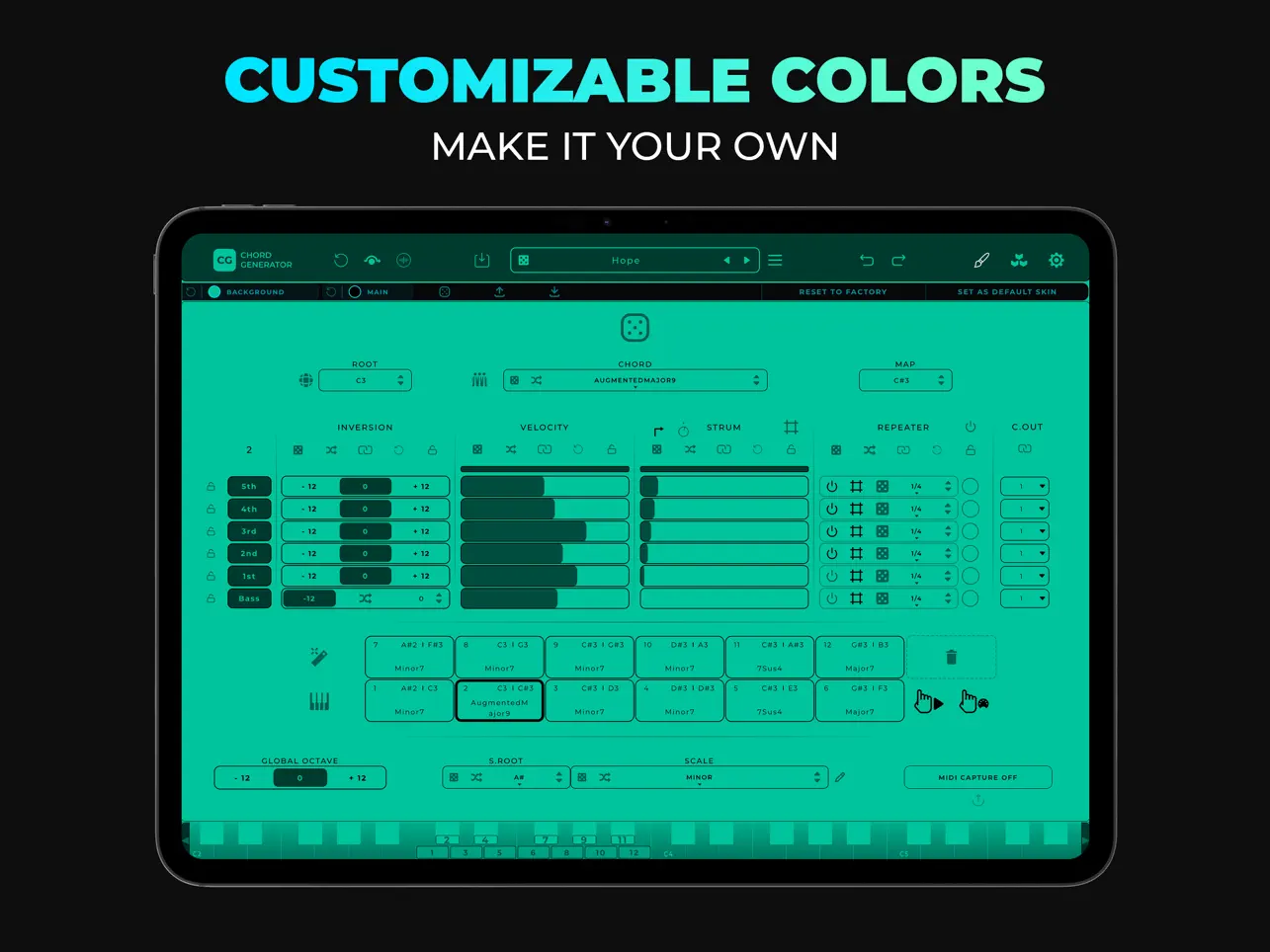 #4. Chord Generator By Mario Nieto (iOS) Door: MNR Development LLC