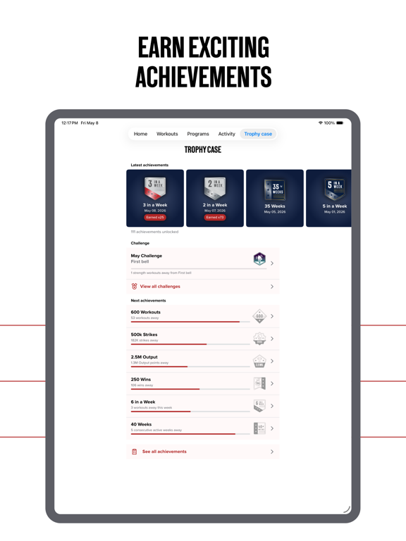 FightCamp Home Boxing Workouts iPad screenshot