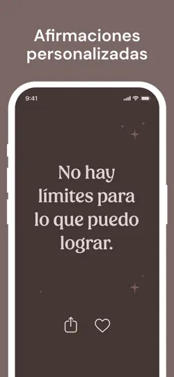 Captura de pantalla de I Am - Afirmaciones Positivas en iPhone 3