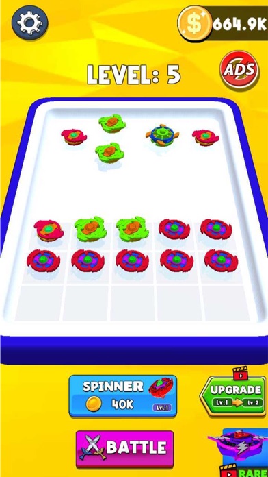 Super Spinner Merge Battle 3D Screenshot