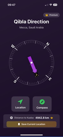 Qibla direction Screenshot 1 of 4