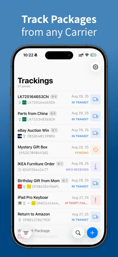 Package Tracker - Parcel Scout screenshot 2