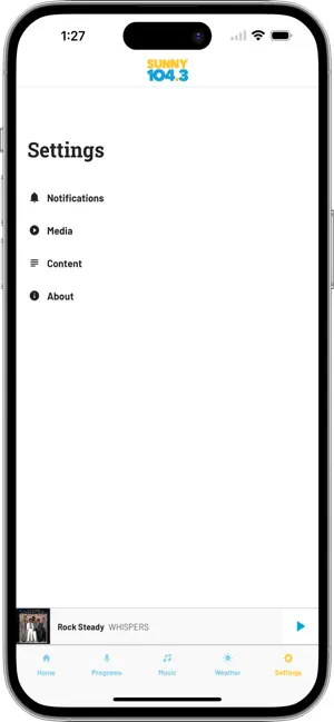 Sunny 104.3 screenshot 1