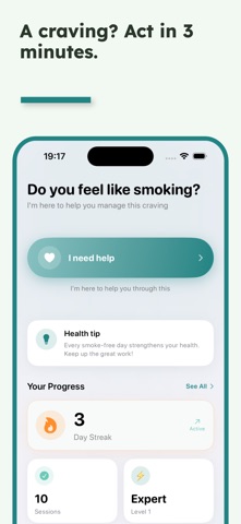 Qwitly - Quit Smoking Tracker Screenshot 1 of 7