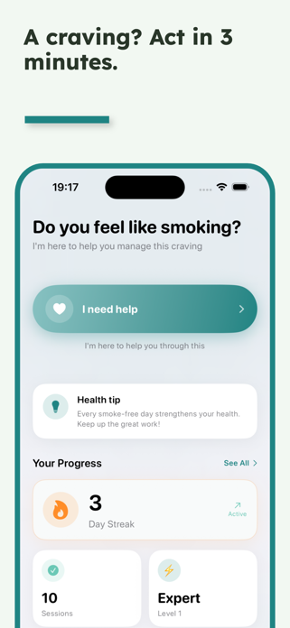 Qwitly - Quit Smoking Tracker Screenshot 1 of 7